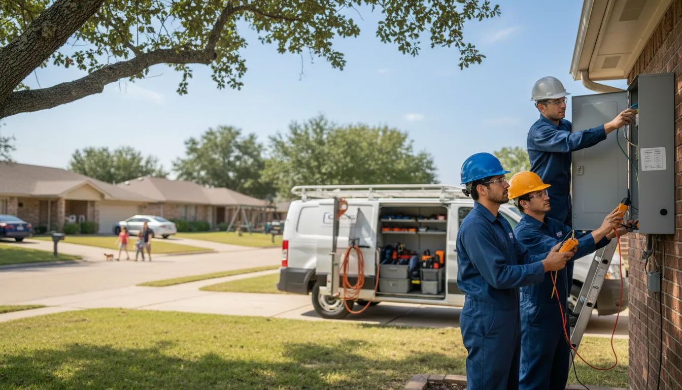 Certified electrician providing emergency electrical services in Mountain View, OK